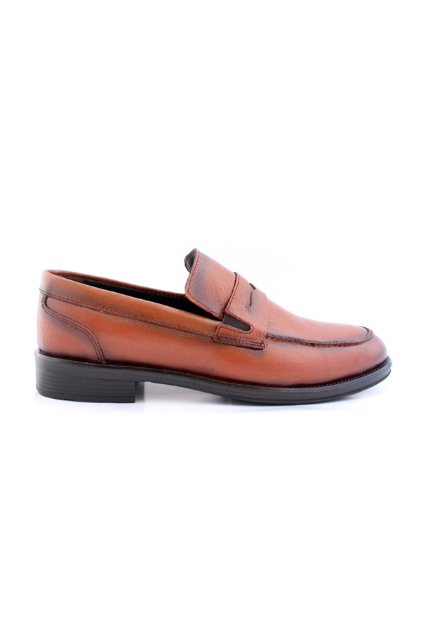 Hnt 002501 Kolej Fiyonk Taba  Klasik Erkek Ayakkabısı