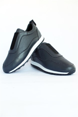 emende- Mrd 0039 Sneakers Zımbalı İçi Duble Dışı Hakiki Deri Erkek Ayakkabısı
