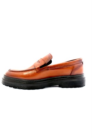Hnt 005001 Kolej Taba Yüksek Taban Klasik Erkek Ayakkabısı