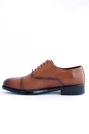 Mrd 00405 Oxford İçi Dışı Hakiki Taba Deri Klasik Erkek Ayakkabısı