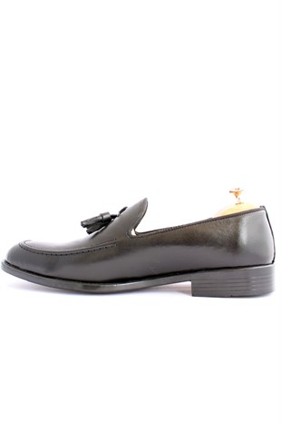 Mrd 505 Siyah Klasik Mevsimlik Erkek Ayakkabı